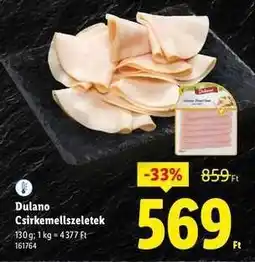 Lidl Dulano Csirkemellszeletek ajánlat