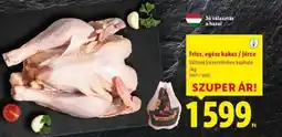 Lidl Friss, egész kakas / jérce ajánlat