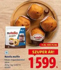 Lidl Nutella muffin ajánlat