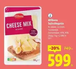 Lidl MILBONA Sajtválogatás ajánlat