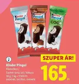 Lidl KINDER Pingui ajánlat