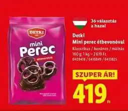 Lidl Detki Mini perec étbevonóval ajánlat