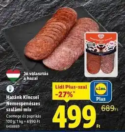 Lidl HAZÁNK KINCSEI Nemespenészes szalámi mix ajánlat