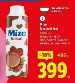 Lidl MIZO Ízesített ital ajánlat
