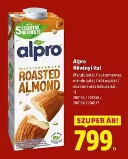 Lidl Alpro növényi ital ajánlat