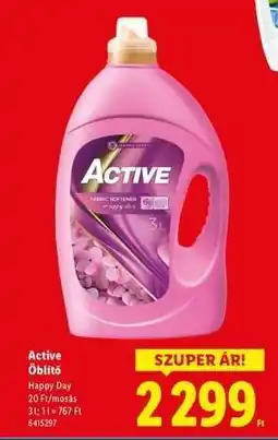 Lidl ACTIVE Öblítő ajánlat