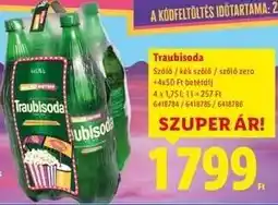 Lidl Traubisoda ajánlat