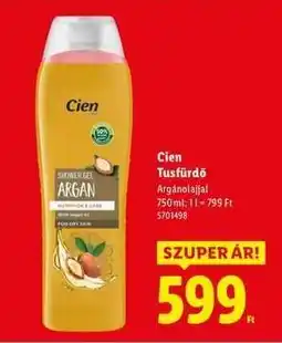 Lidl CIEN Tusfürdő ajánlat