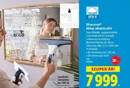 Lidl SILVERCREST Akkus ablaktisztító ajánlat