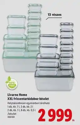 Lidl Livarno Home XXL frissentartódoboz-készlet ajánlat