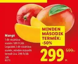 Lidl Mangó ajánlat