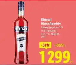 Lidl Bitterol Bitter Aperitiv ajánlat