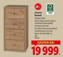 Lidl Livarno Komód ajánlat