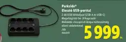 Lidl Parkside Elosztó USB-porttal ajánlat