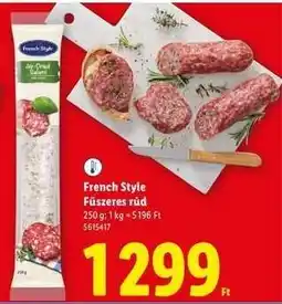 Lidl French Style Fűszeres rúd ajánlat