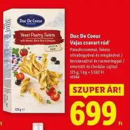 Lidl Duc De Coeur Vajas csavart rúd ajánlat