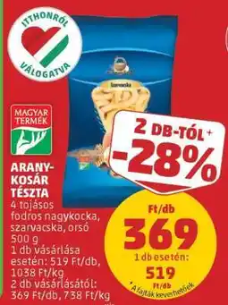 PENNY ARANY-KOSÁR TÉSZTA ajánlat