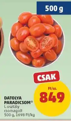 PENNY Datolya- paradicsom ajánlat