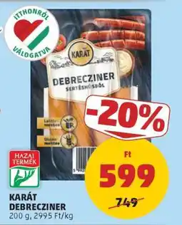 PENNY KARÁT DEBRECZINER ajánlat