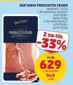 PENNY SAN FABIO PROSCIUTTO CRUDO ajánlat