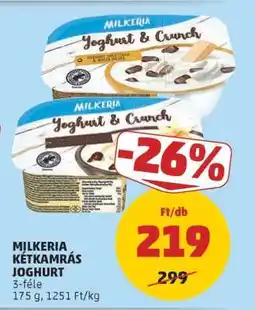 PENNY Milkeria Kétkamrás Joghurt ajánlat
