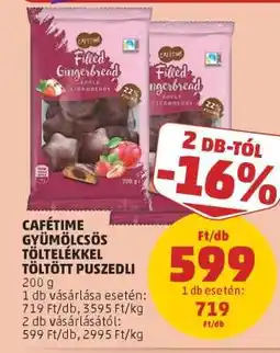 PENNY CAFÉTIME GYÜMÖLCSÖS TÖLTELÉKKEL TÖLTÖTT PUSZEDLI ajánlat