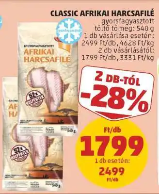 CLASSIC AFRIKAI HARCSAFILÉ