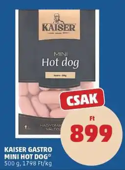 PENNY Kaiser Gastro Mini Hot Dog ajánlat