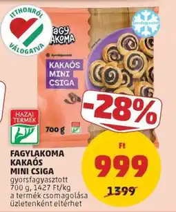 PENNY FAGYLAKOMA KAKAÓS MINI CSIGA ajánlat