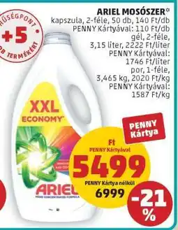 PENNY ARIEL Mosószer ajánlat