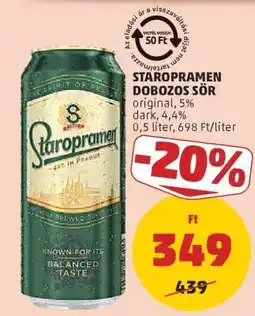 PENNY Staropramen dobozos sör ajánlat