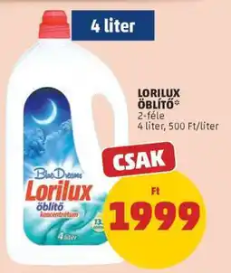 PENNY Lorilux Öblítő ajánlat