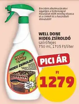 PENNY Well Done Hideg Zsíroldó ajánlat
