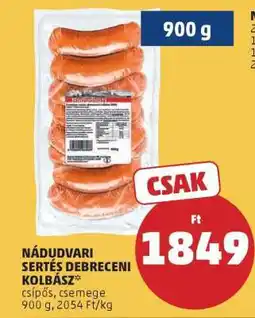 PENNY Nádudvari Sertés Debreceni Kolbász ajánlat