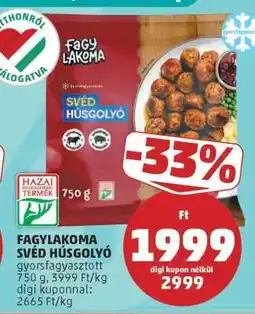 PENNY FAGYLAKOMA SVÉD HÚSGOLYÓ ajánlat