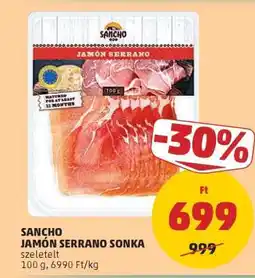 PENNY SANCHO JAMÓN SERRANO SONKA ajánlat