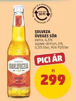 PENNY Solveza Üveges Sör ajánlat