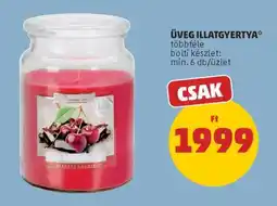 PENNY Üveg illatgyertya ajánlat