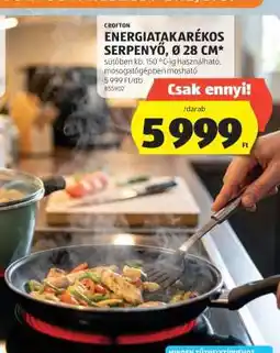 ALDI ENERGIATAKARÉKOS SERPENYŐ, Ø 28 CM ajánlat