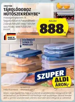 ALDI Crofton Tárolódoboz Hűtőszekrénybe ajánlat