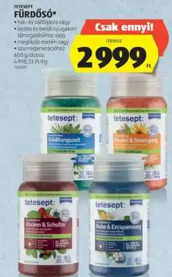 ALDI Tetesept Fürdősó ajánlat