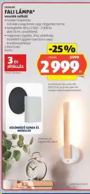 ALDI Fali Lámpa ajánlat