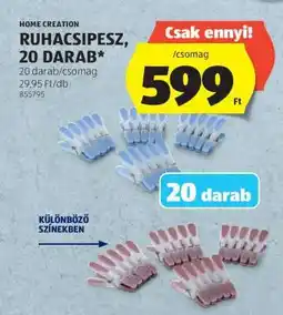 ALDI RUHACSIPESZ, 20 DARAB ajánlat