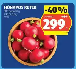 ALDI Hónapos retek ajánlat