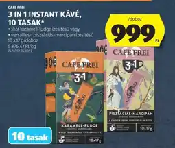 ALDI CAFE FREI 3 IN 1 INSTANT KÁVÉ, 10 TASAK ajánlat