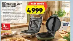 ALDI Omelettkészítő vagy Szendvicssütő ajánlat
