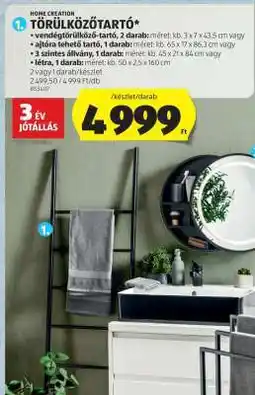 ALDI Törülközőtartó ajánlat