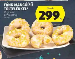 ALDI Fánk mangóízű töltelékkel ajánlat