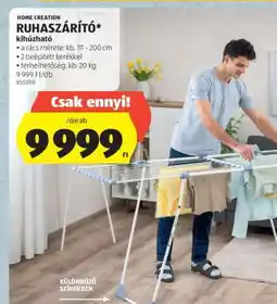 ALDI HOME CREATION RUHASZÁRÍTÓ ajánlat