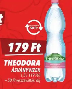 CBA THEODORA ÁSVÁNYVIZEK ajánlat